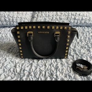 Michael Kors Selma studded satchel